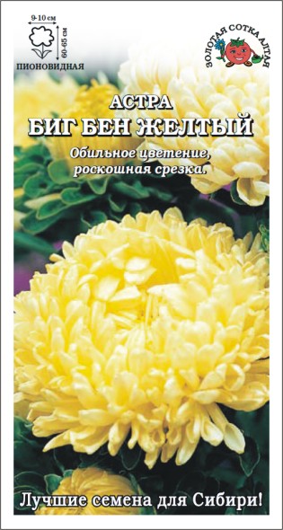 картинка Астра Биг Бен Желтый, 0,2г от магазина ОПТ6