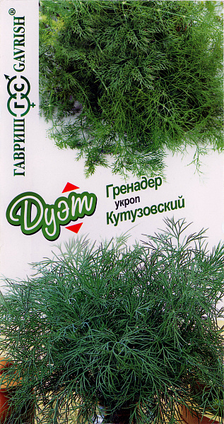 картинка Укроп Гренадер + Кутузовский, 4г Дуэт от магазина ОПТ6