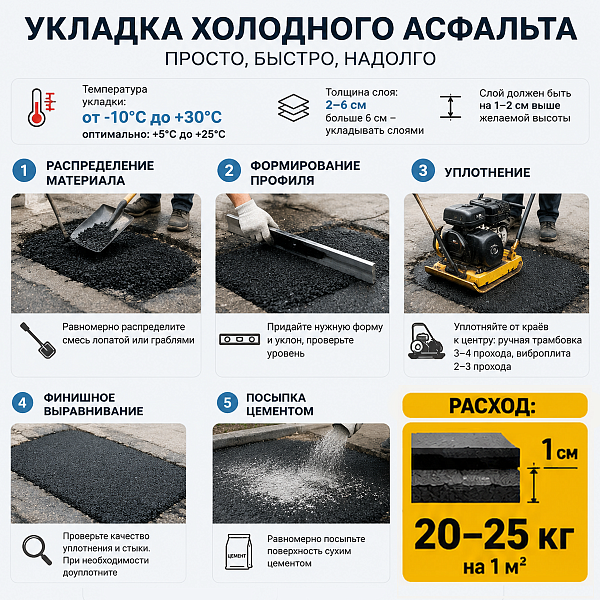 картинка Холодный асфальт Ratmix, 25кг от магазина ОПТ6