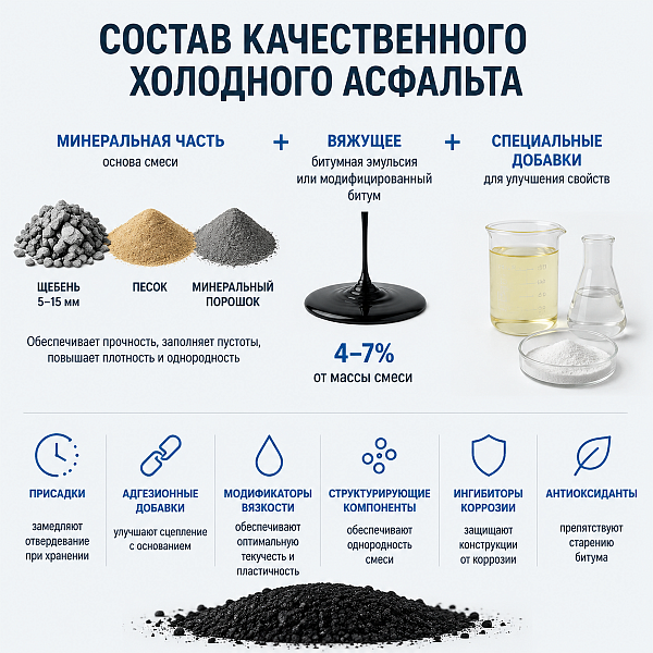 картинка Холодный асфальт Ratmix, 25кг от магазина ОПТ6