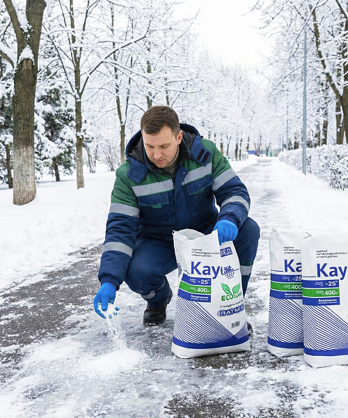 картинка Противогололедный реагент Ratmix Kayer, 25кг от магазина ОПТ6