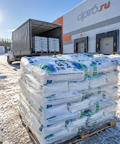 картинка Противогололедный реагент ПГМ -25, 25кг от магазина ОПТ6
