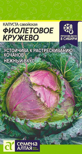 картинка Капуста савойская Фиолетовое Кружево, 0,3г от магазина ОПТ6